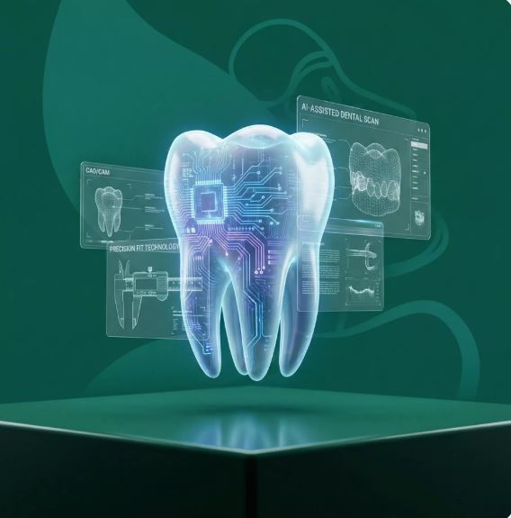 Fauteuil dentaire et diagnostic numérique à la clinique Gaia de Tirana, Albanie